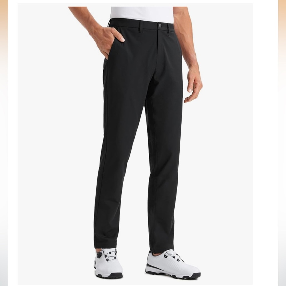 CRZ Yoga Men’s Golf pants travel leisure casual sports size 32” waist 35 L   NWT